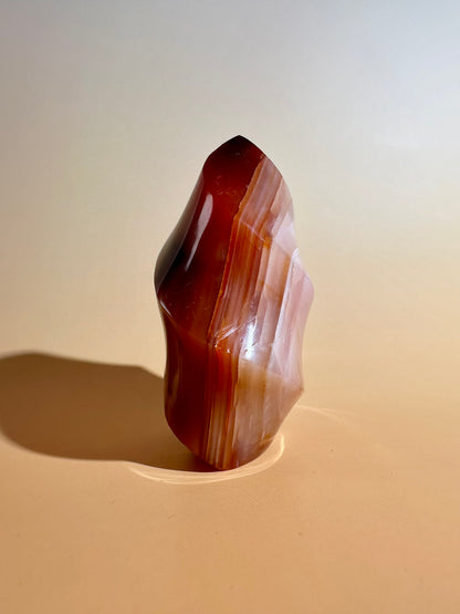 Carnelian Flame – Option F | Collector Crystal, Empowerment & Vitality
