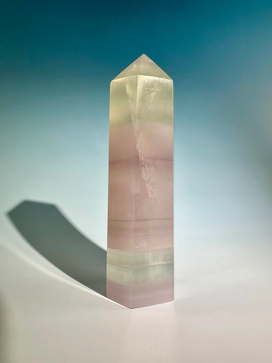 Lavender Green Fluorite Tower – Option D