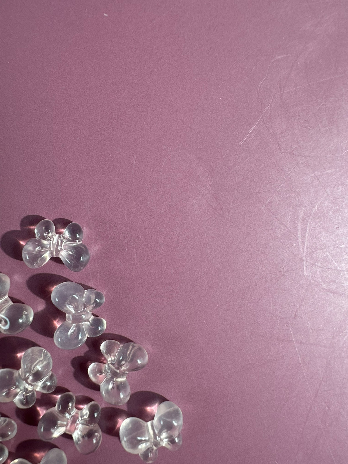 Mini Rose Quartz Bow | Cute Pink Crystal Carving