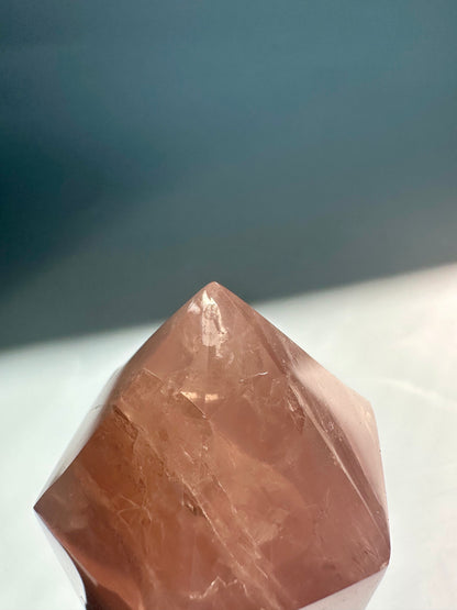 Large Rose Quartz Tower - A