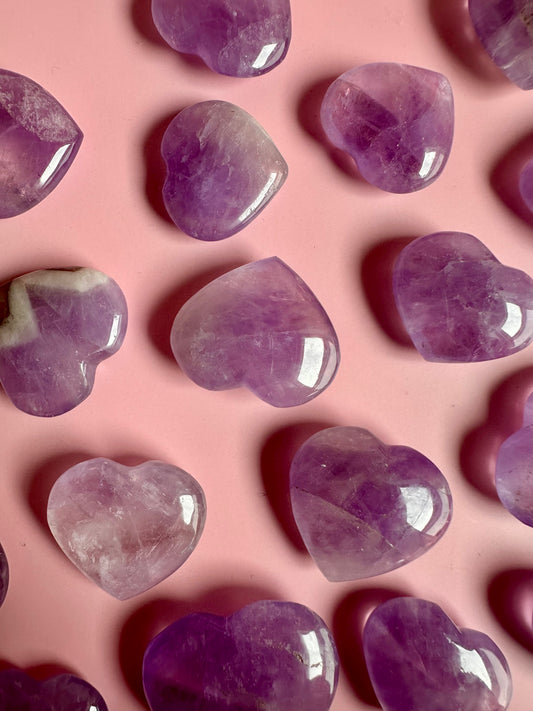 Small Amethyst Heart