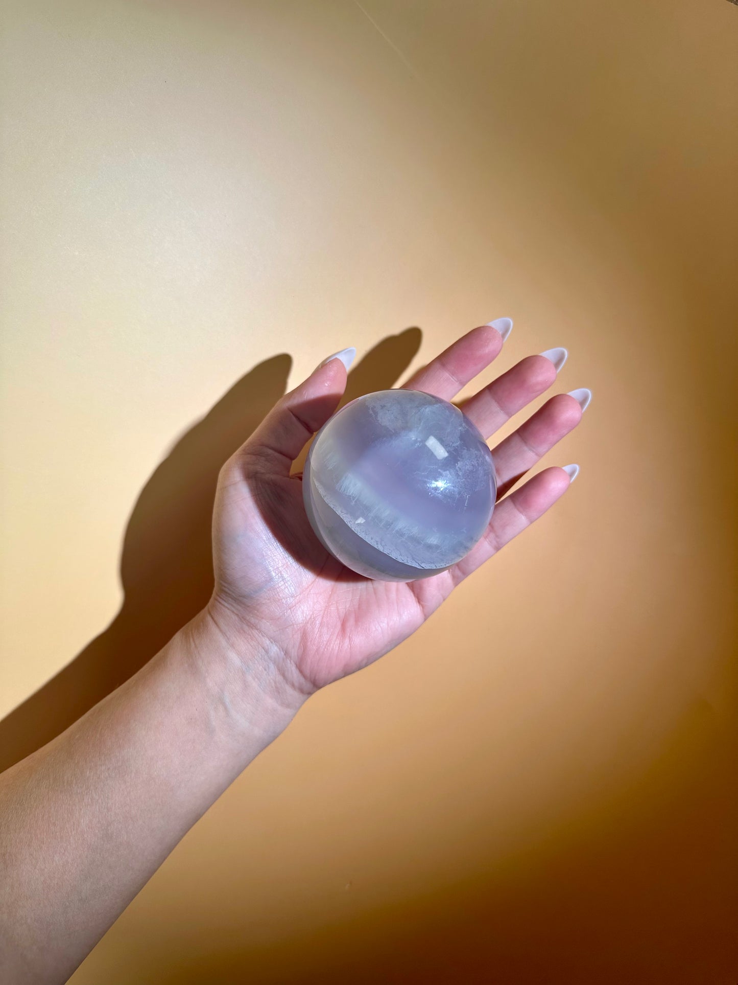 Lavender Green Fluorite Sphere – Option F