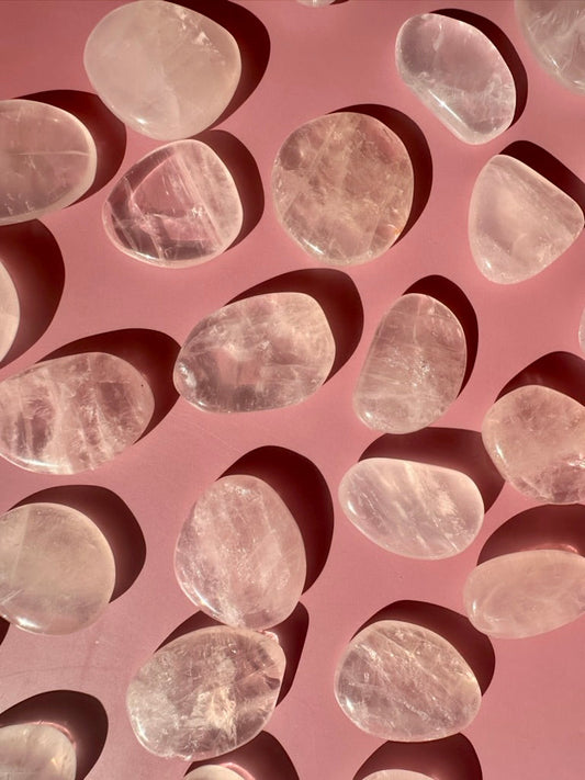 Rose Quartz Flat Palm