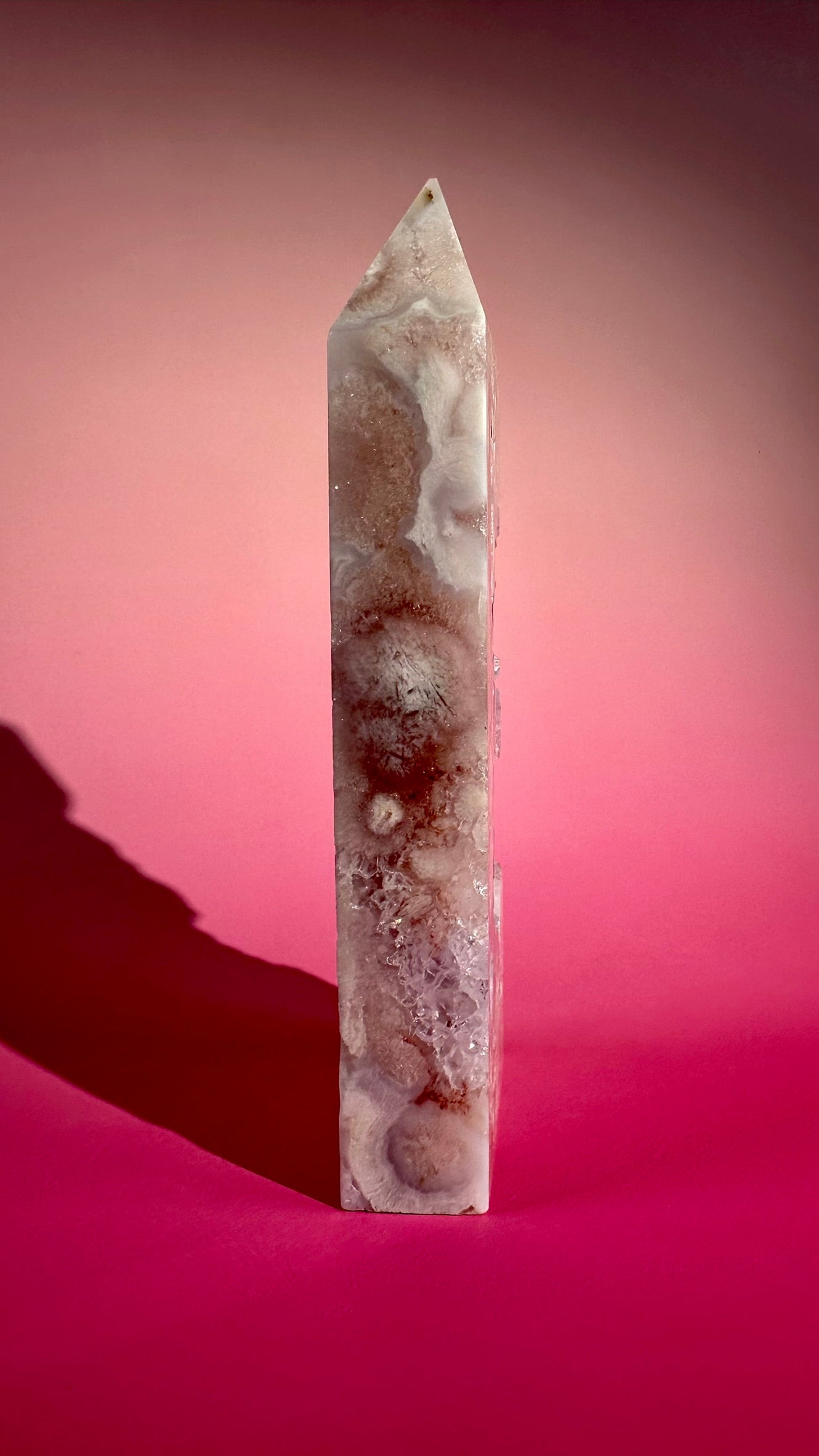 Pink Amethyst Obelisk – Option F