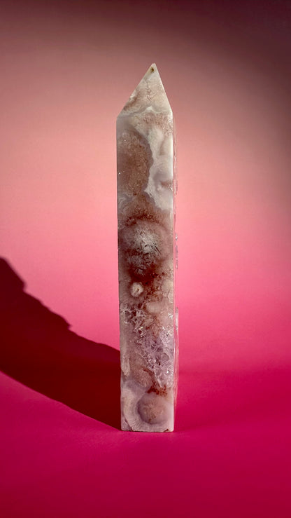 Pink Amethyst Obelisk – Option F