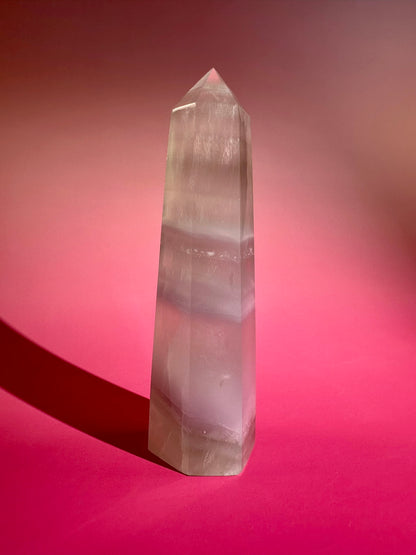 Lavender Green Fluorite Tower – Option B