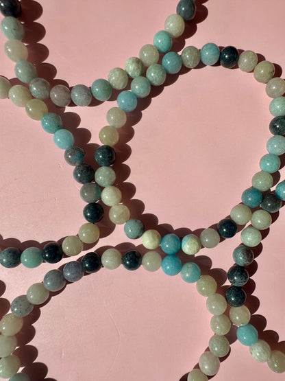 6mm Trolleite Beaded Bracelet
