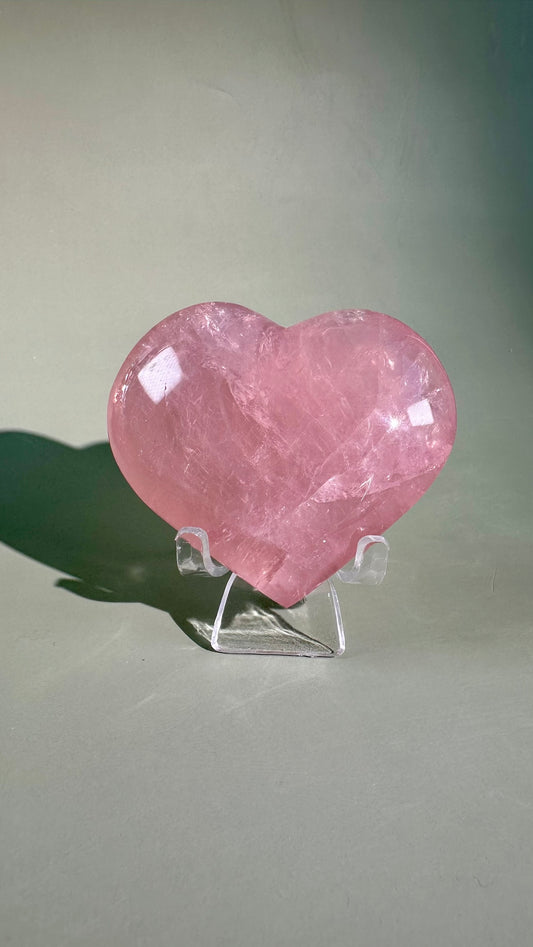 Rose Quartz Heart – Option D