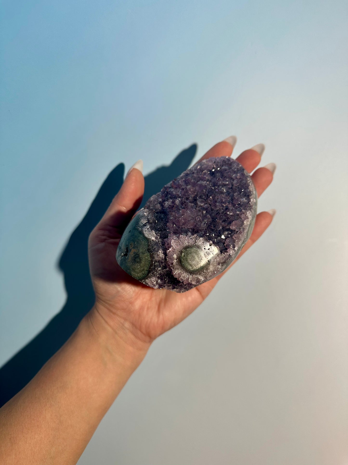 Amethyst Cut Base with Stalactite Eyes – Option C