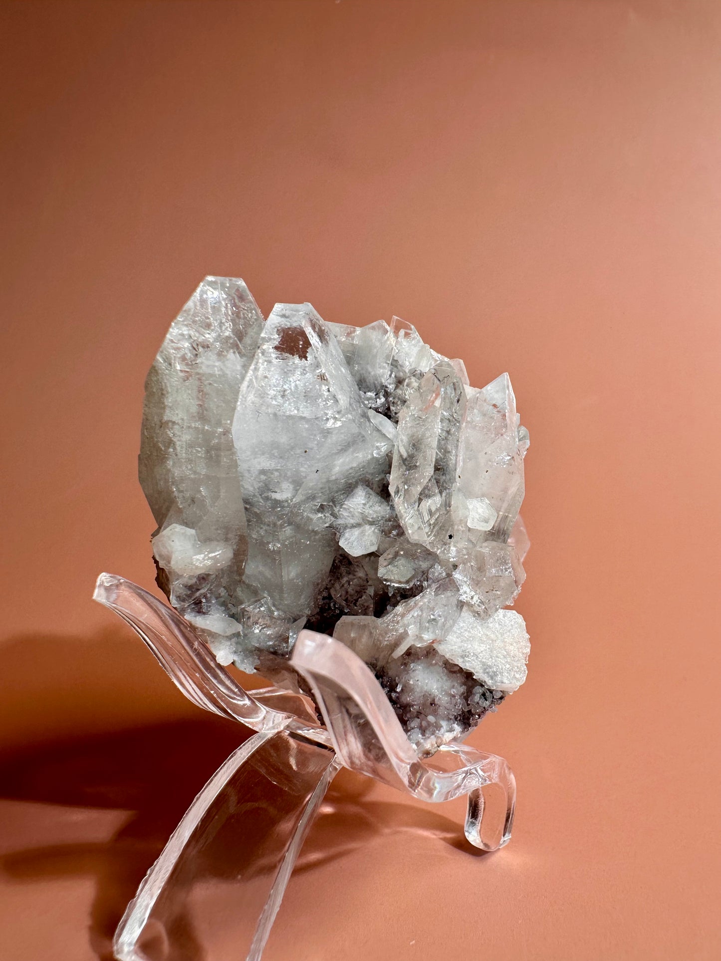 Apophyllite Stilbite Cluster - E