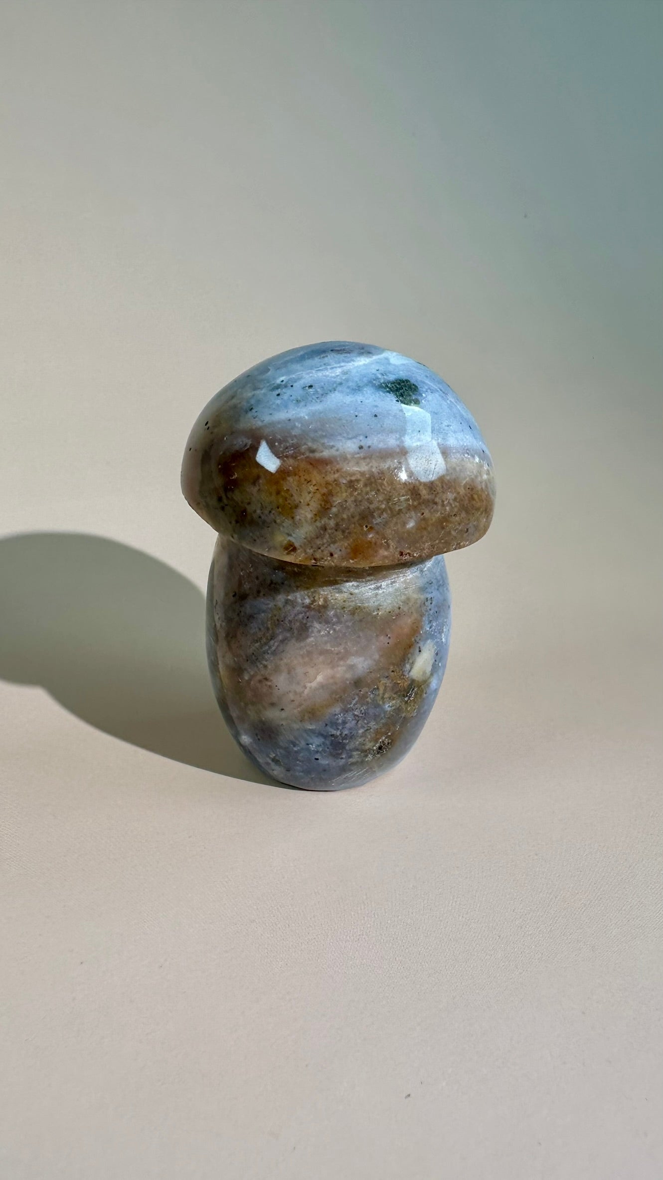 Small Sea Jasper Mushroom – Option D
