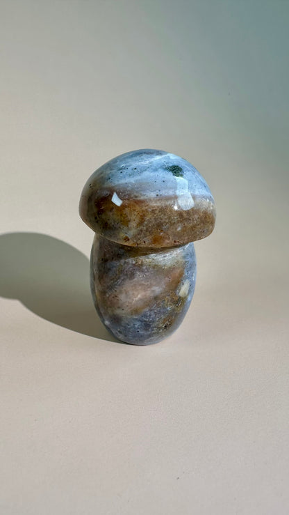 Small Sea Jasper Mushroom – Option D