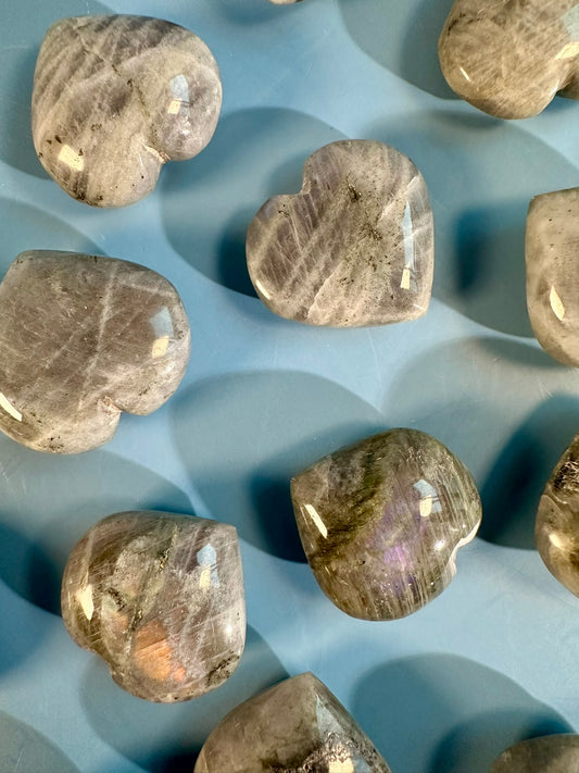 Small Labradorite Heart