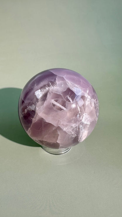 Lavender Green Fluorite Sphere – Option C