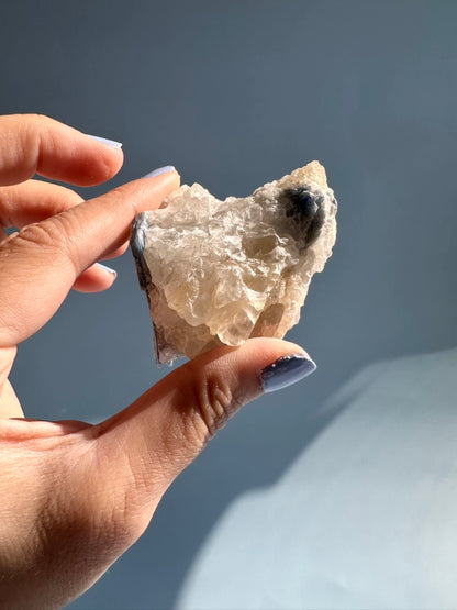 Kyanite in Quartz Cluster - F