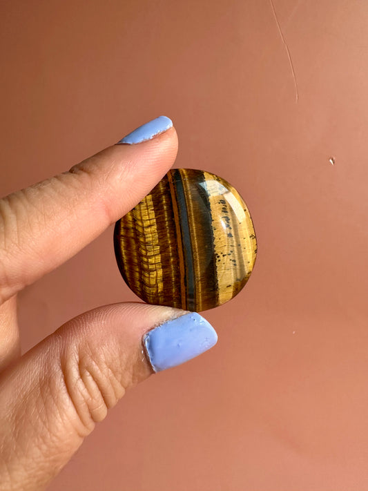 Tiger's Eye Mini Flat Palm