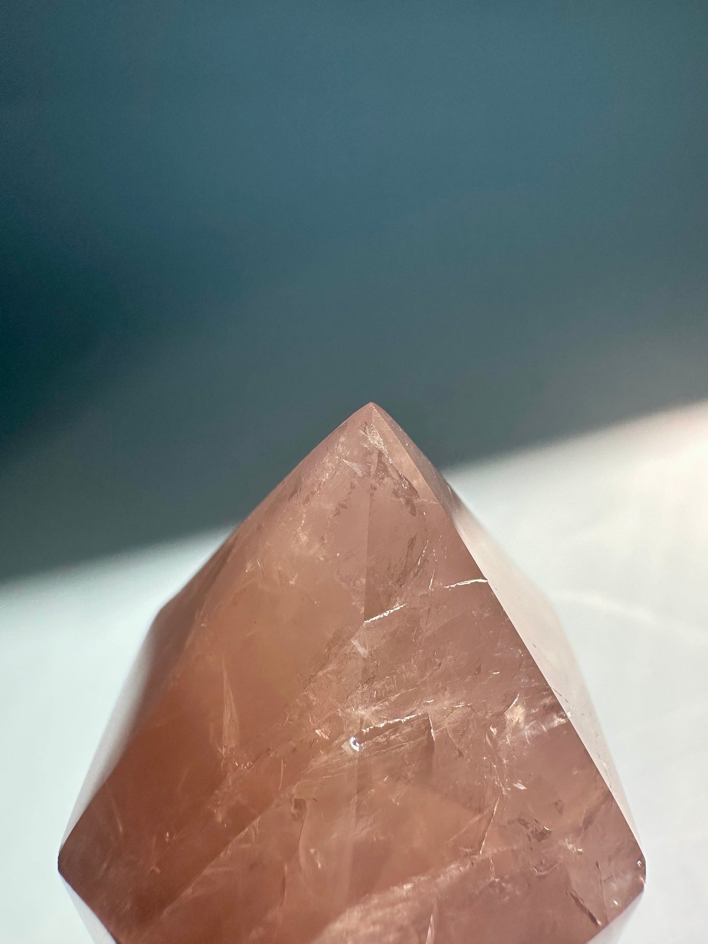 Large Rose Quartz Tower - A