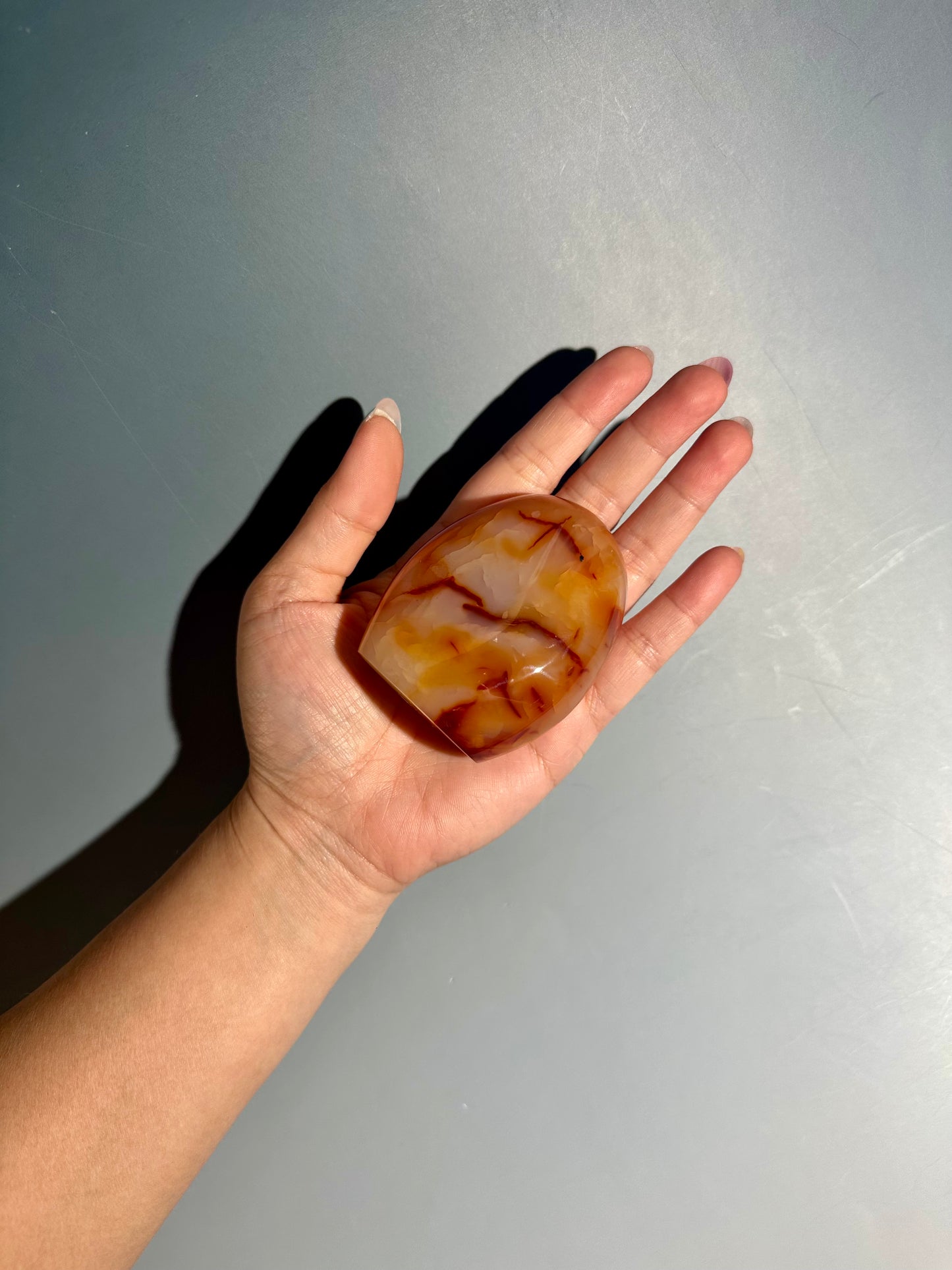 Carnelian Standing Freeform – Option F | Collector Crystal, Passion & Courage Energy