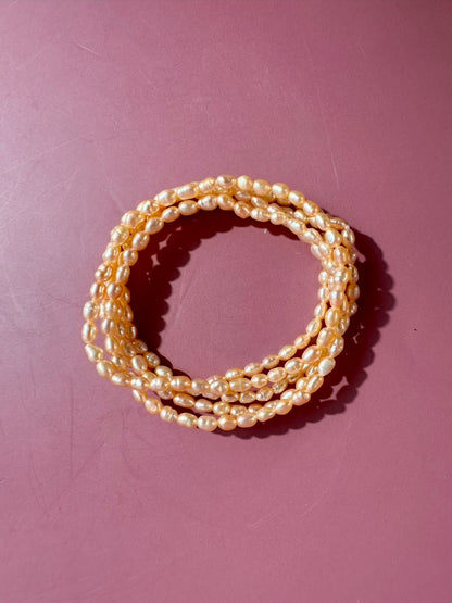 4mm Freshwater Pearl Bracelet | Dainty Pearl Jewelry