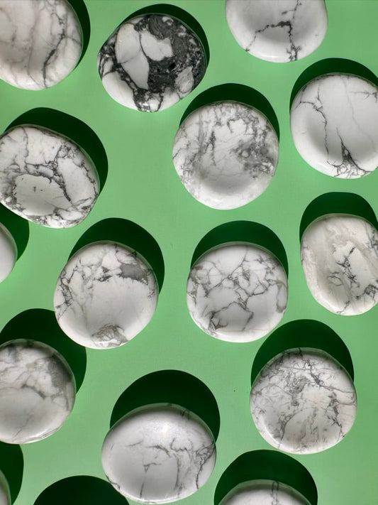 Howlite Worry Stone