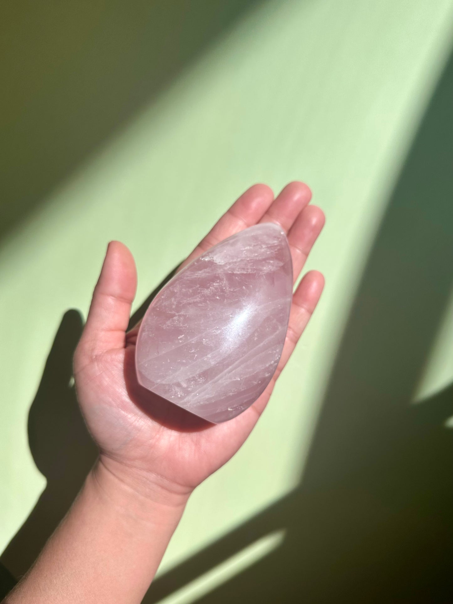 Medium Rose Quartz Standing Freeform - A