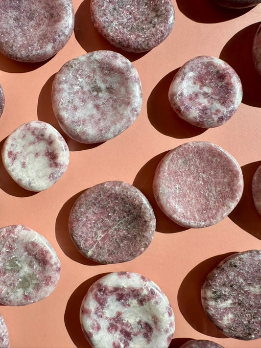 Lepidolite Worry Stone