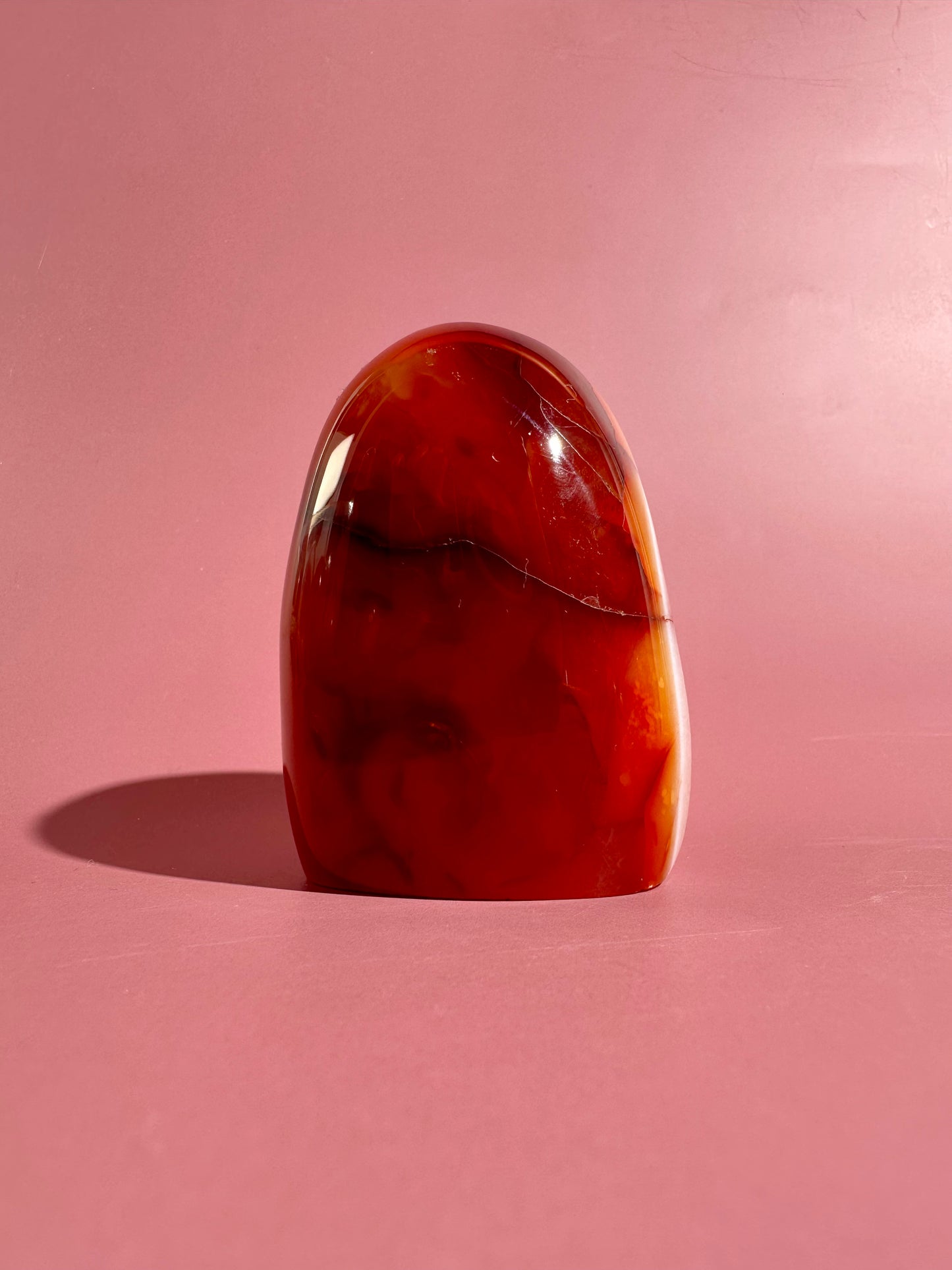 Carnelian Standing Freeform – Option E | Vitality, Creativity & Manifestation Crystal