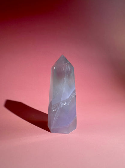 Lavender Green Fluorite Tower – Option A