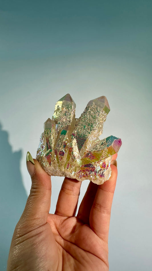 Angel Aura Quartz Cluster – Option B