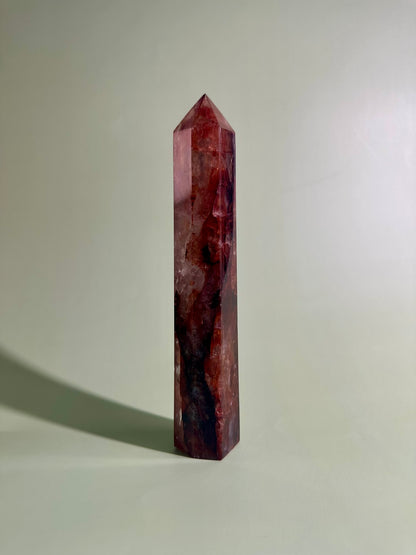 Fire Quartz Tower – Option E | Clarity, Vitality & Manifestation Energy