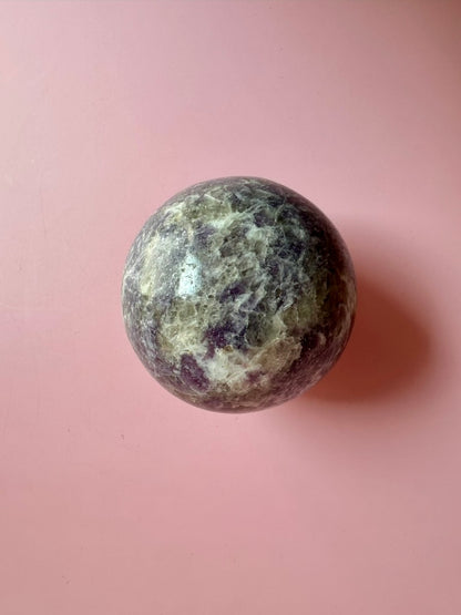 Lepidolite Bundle - Mushroom, Sphere, Tower