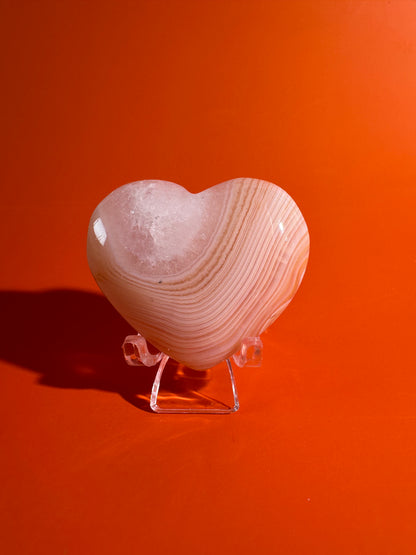 Small Carnelian Heart Option E | Courage, Vitality & Confidence Crystal