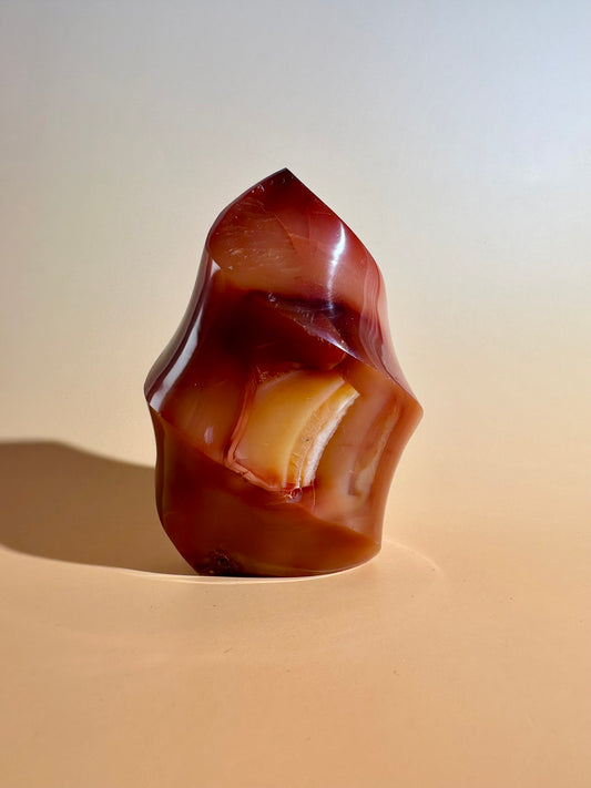 Carnelian Flame – Option F | Collector Crystal, Empowerment & Vitality