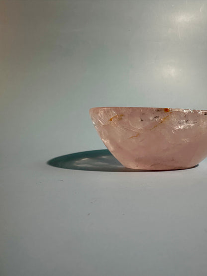 Perfectly Imperfect Rose Quartz Bowl Misfit – Option A