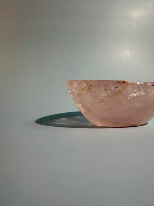 Perfectly Imperfect Rose Quartz Bowl Misfit – Option A