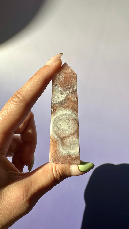 Pink Amethyst Obelisk – Option A