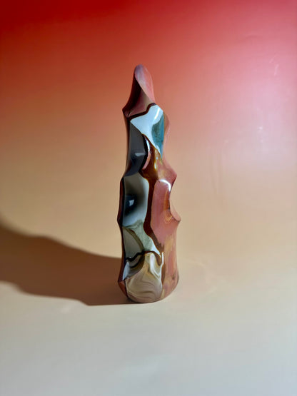 Polychrome Jasper Flame Option H | One-of-a-Kind Madagascar Polished Crystal