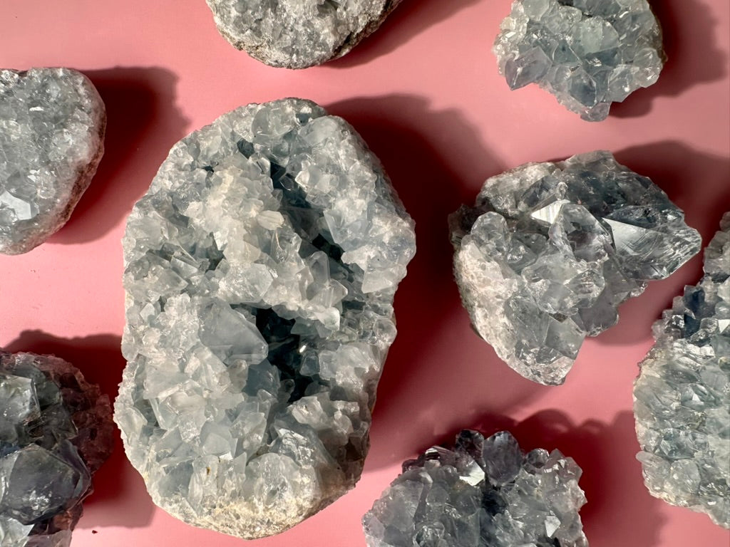 Celestite Cluster - B