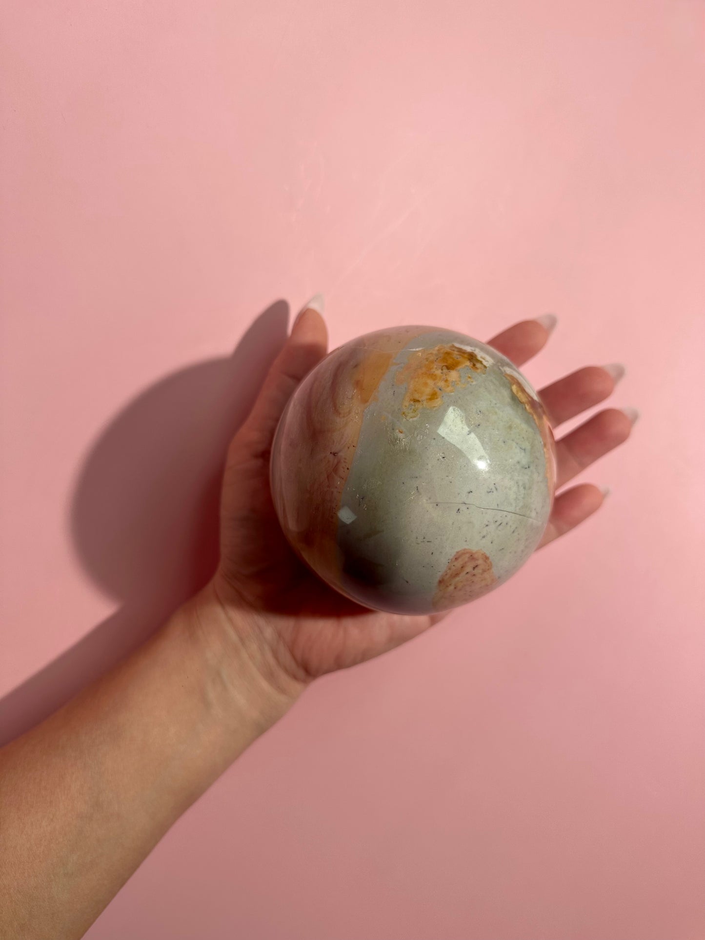 Large Polychrome Jasper Sphere – Option D