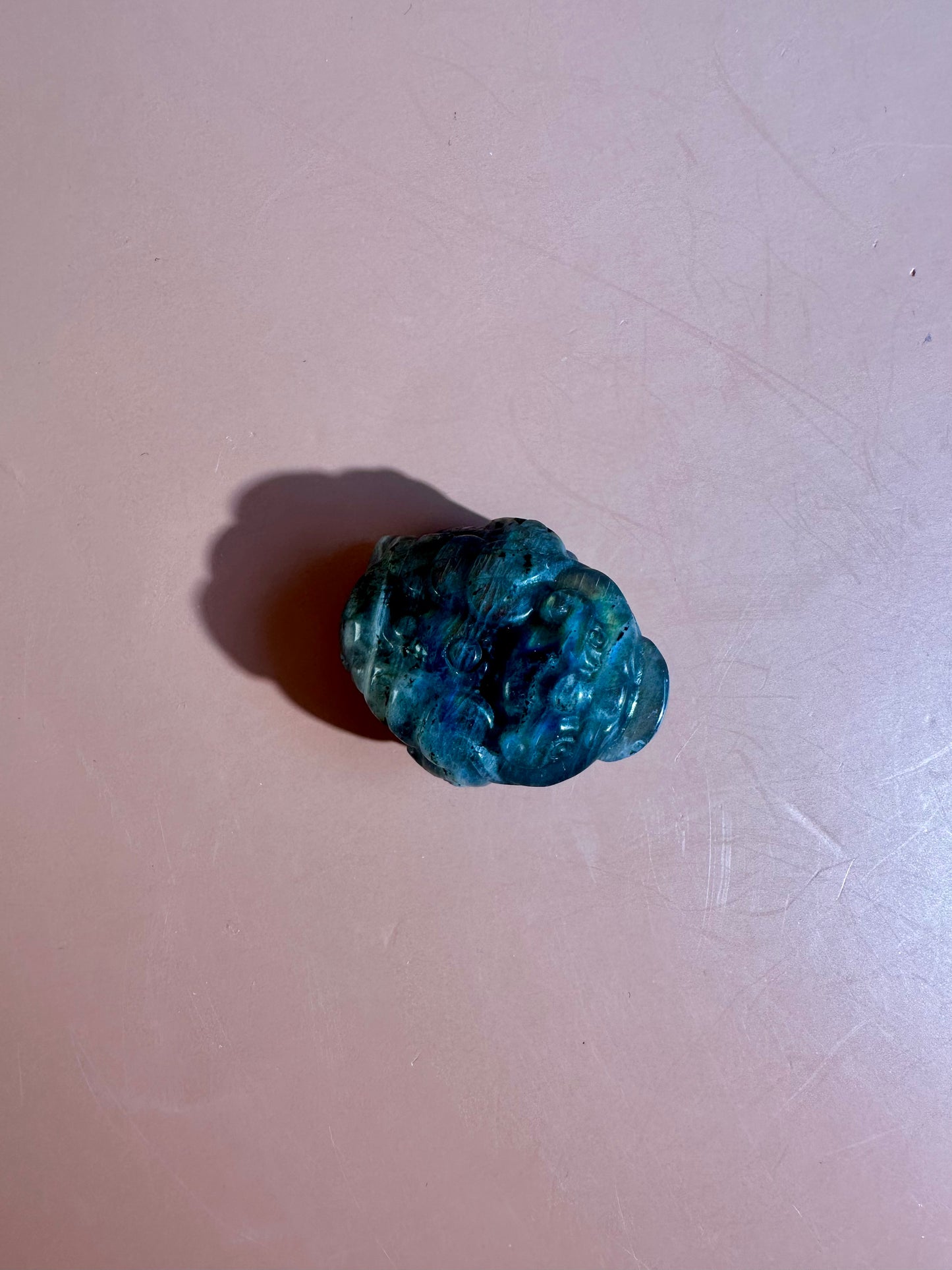 Flashy Labradorite Money Toad – Option D