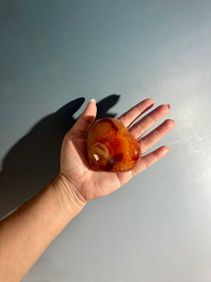 Carnelian Heart – Option C | Abundance, Passion & Collector Crystal