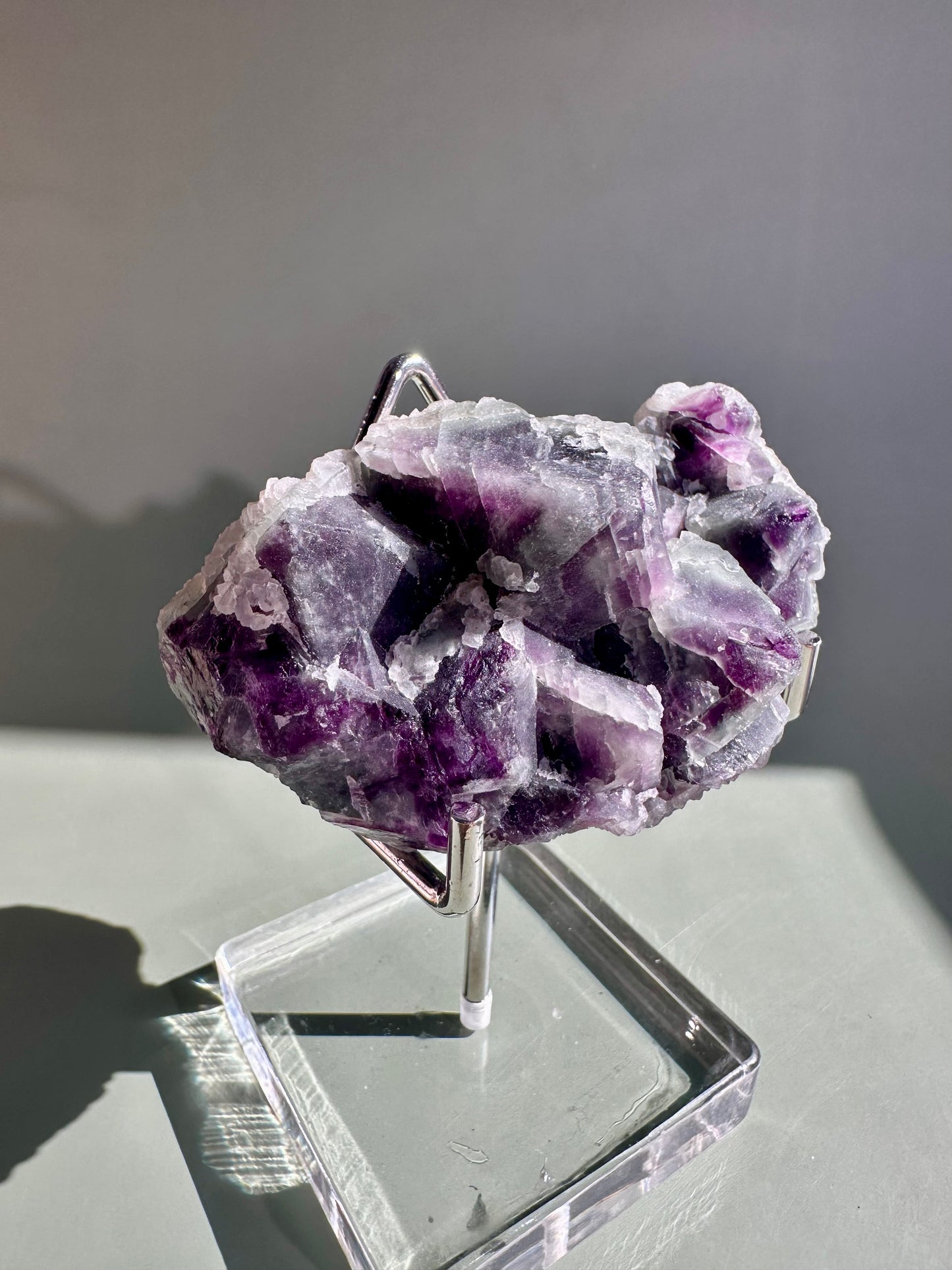 Green & Purple Fluorite Specimen – Option A