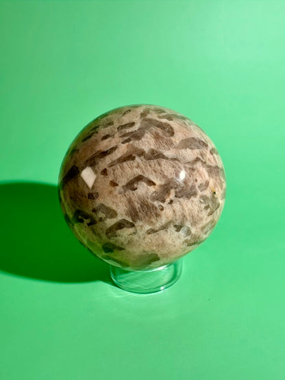 Graphic Feldspar Sphere – Option E | Collector Statement Crystal, Balance & Earth Energy