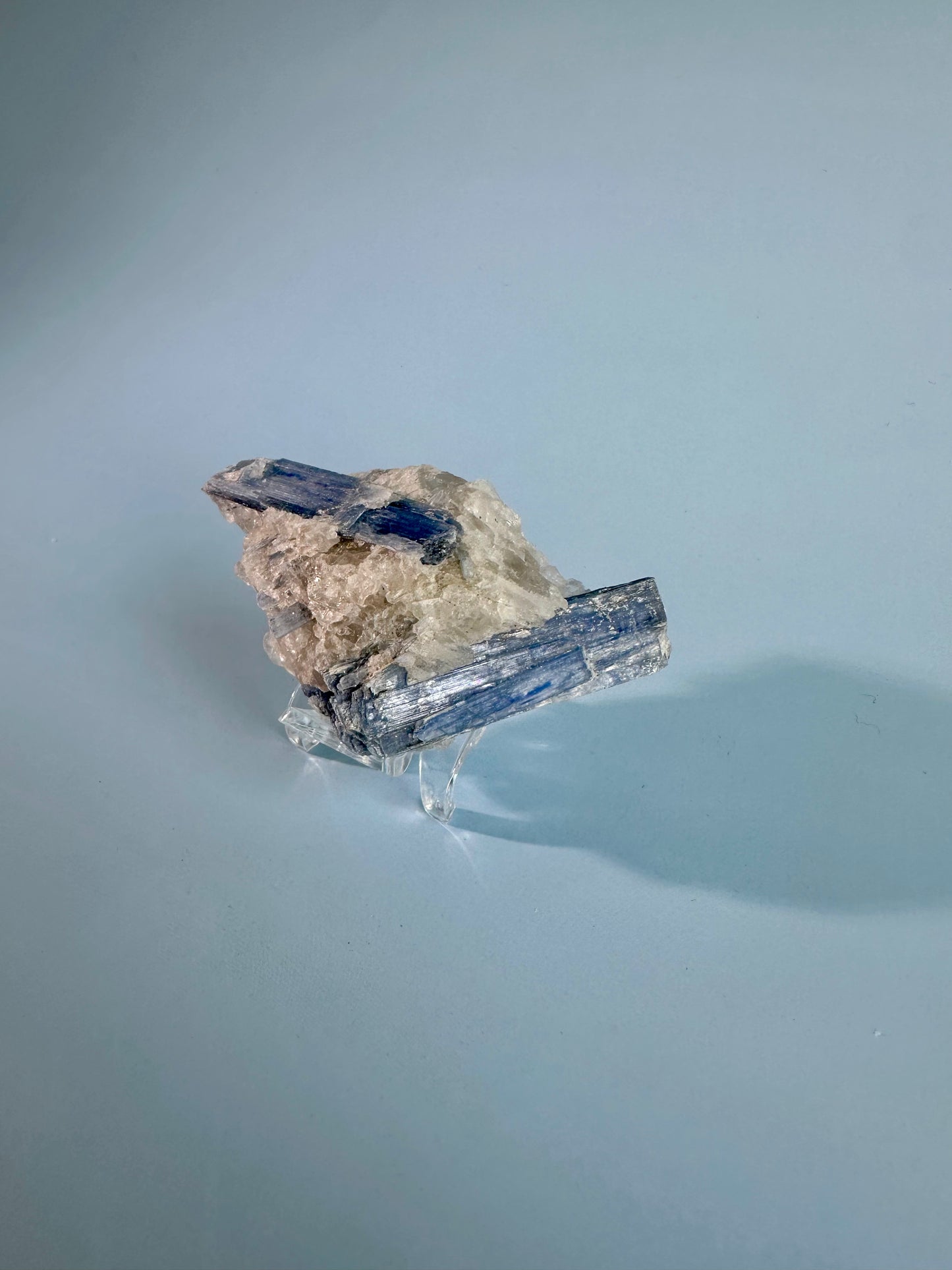 Kyanite in Quartz Cluster - D