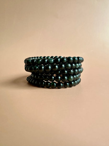 6mm Goldsheen Obsidian Beaded Bracelet
