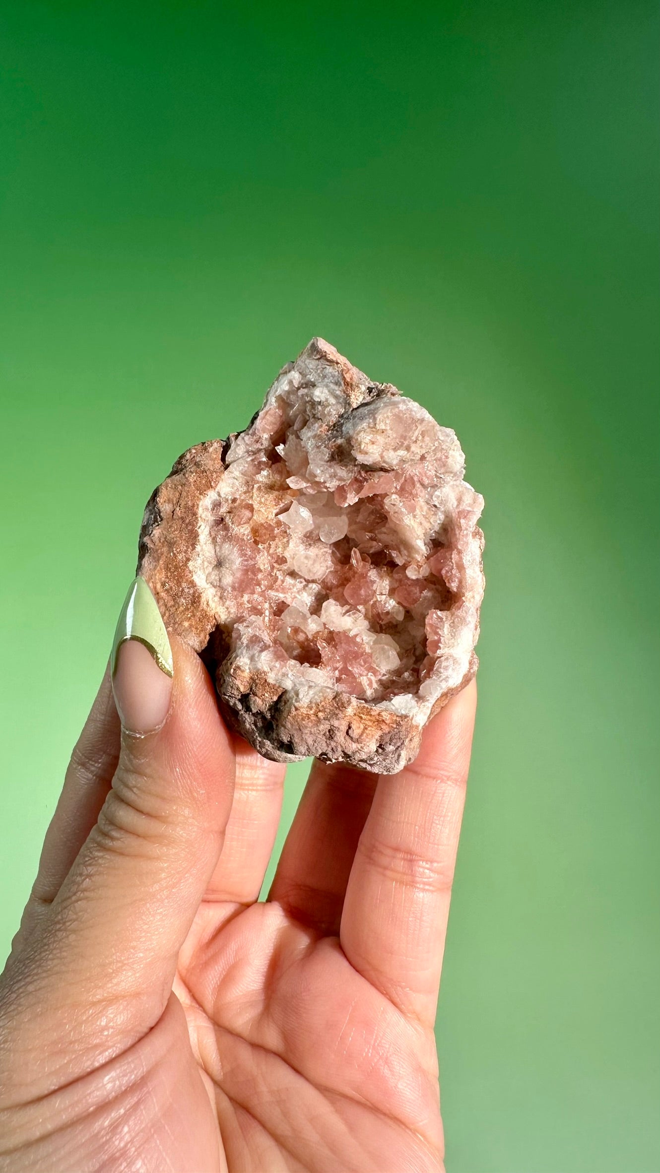 Pink Amethyst Geode Cluster – Option E