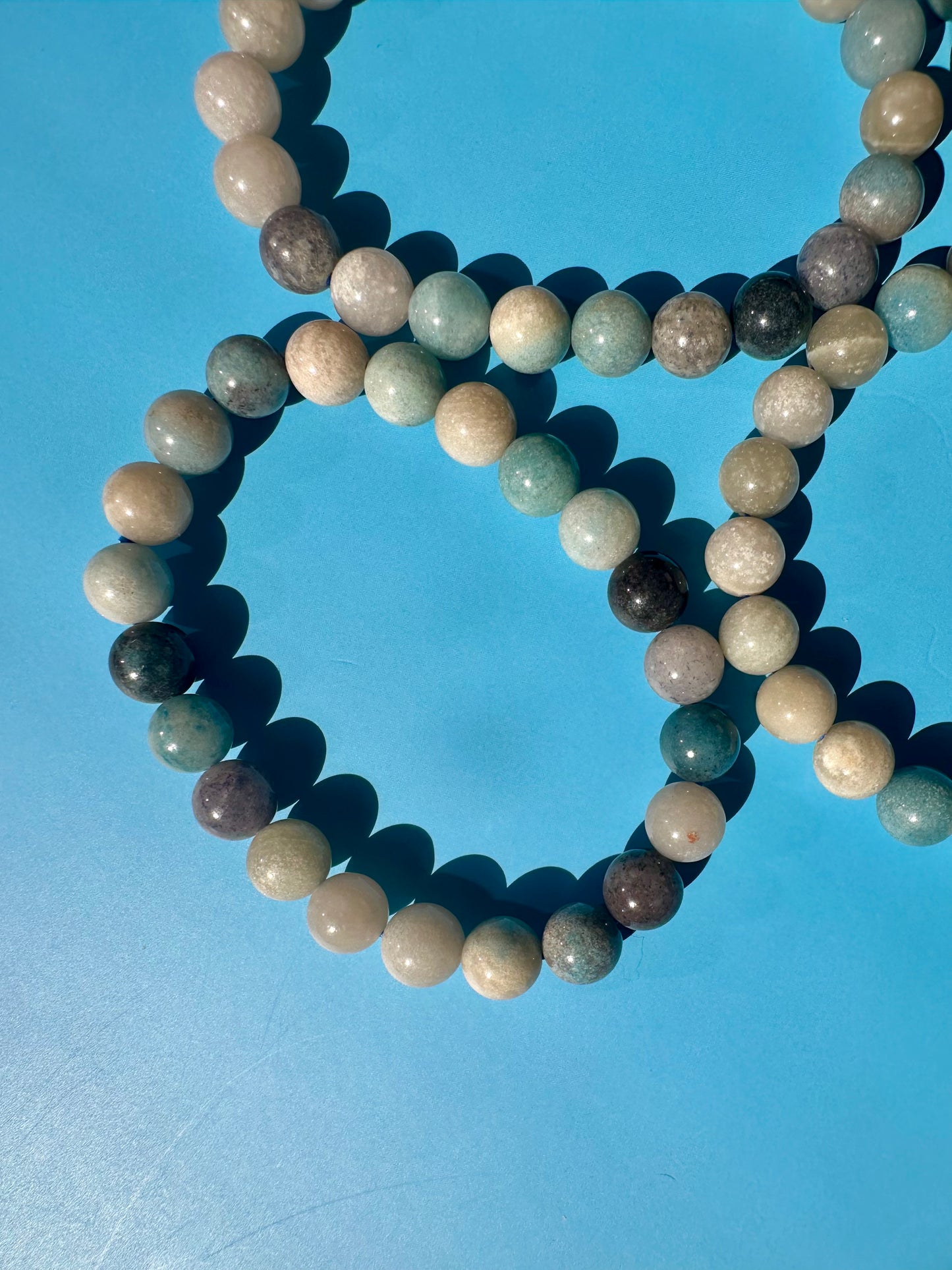 8mm Trolleite Beaded Bracelet