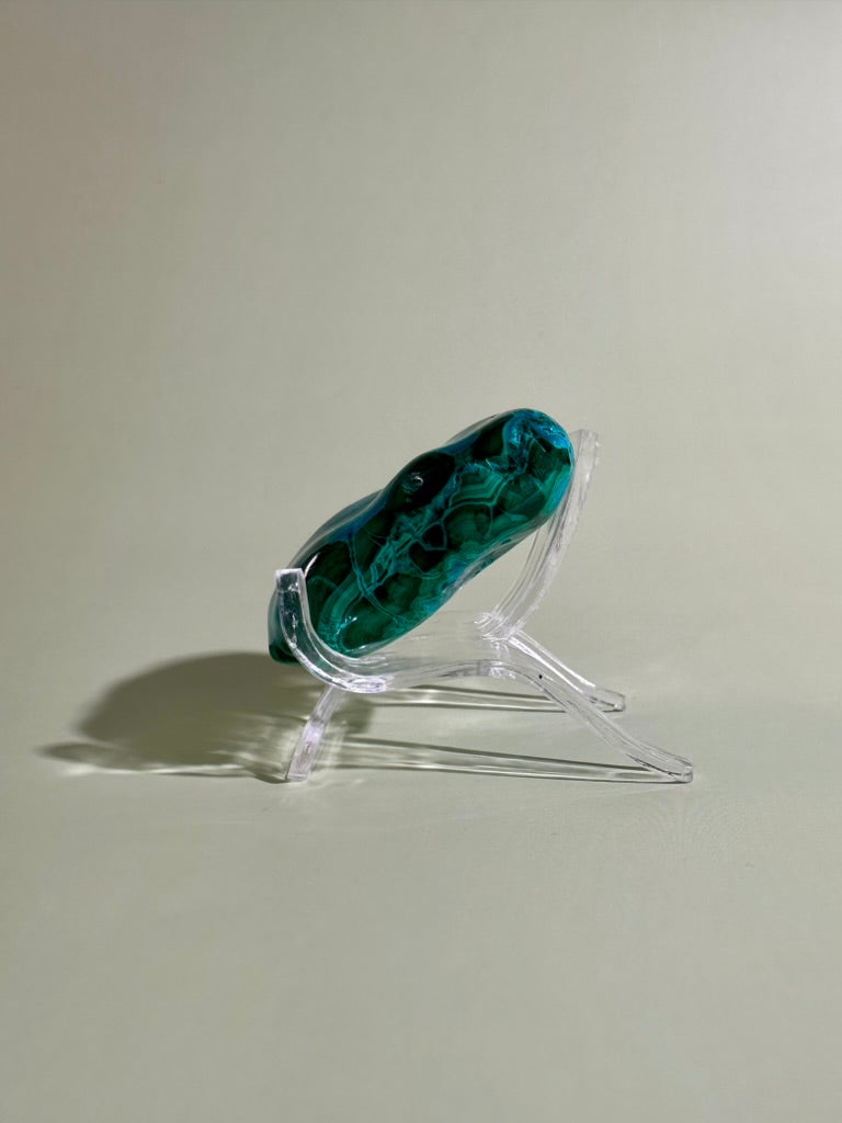 Malachite Chrysocolla Malacolla Polished Specimen Option A | Congo Crystal