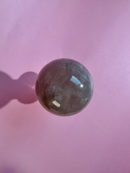 Blue Rose Quartz Sphere – Option A