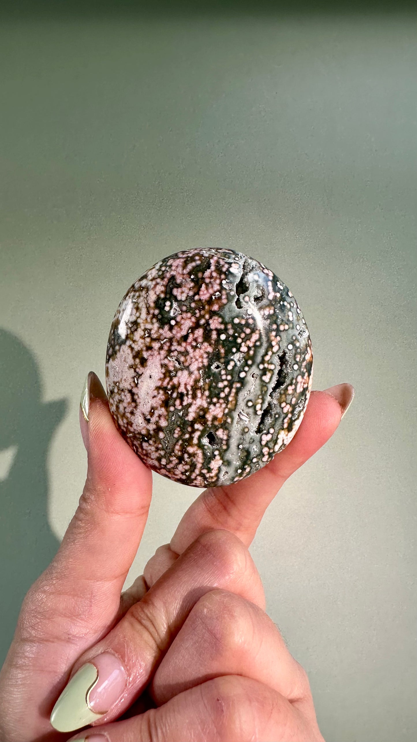 Ocean Jasper Palm Stone – Option H